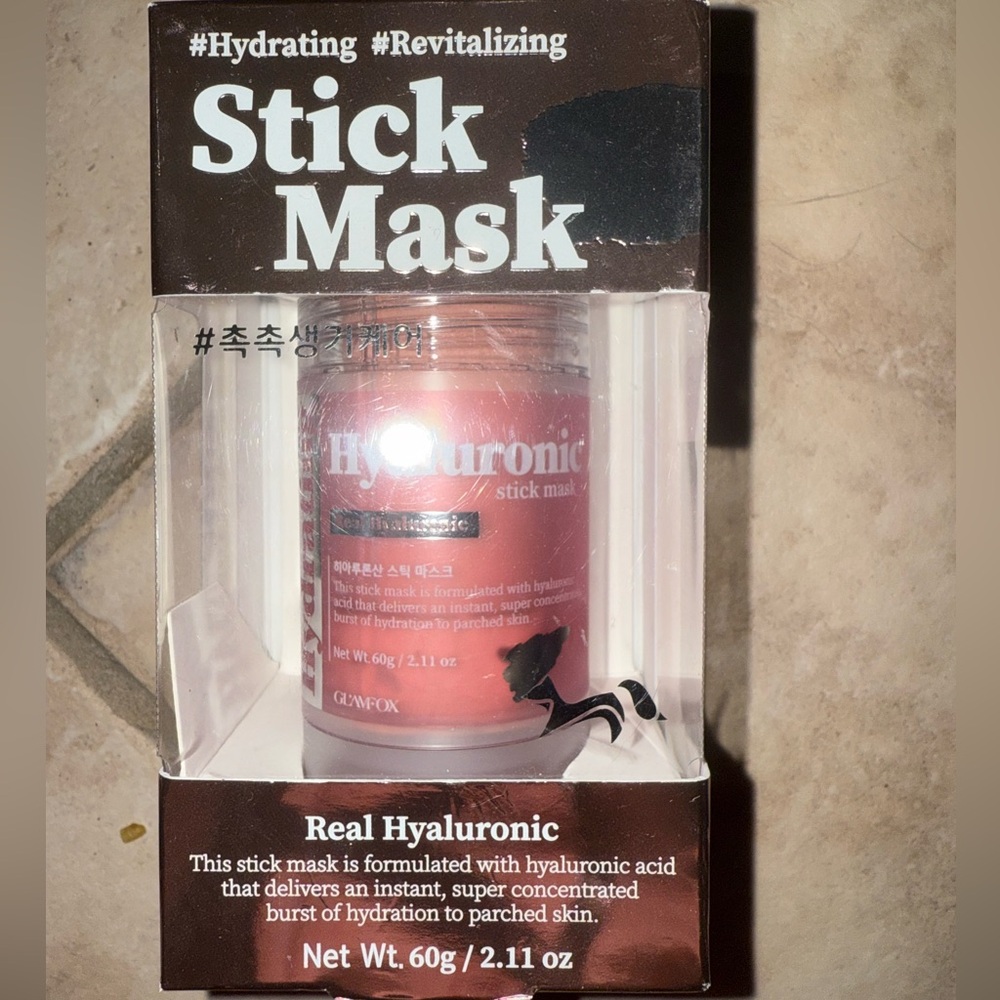 Glamfoxx hyaluronic stick mask Korea